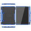 Exoskeleton Hybrid Armor Case with Kickstand for iPad Air (5th and 4th Generation) - Blue