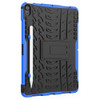 Exoskeleton Hybrid Armor Case with Kickstand for iPad Air (5th and 4th Generation) - Blue