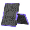 Exoskeleton Hybrid Armor Case with Kickstand for iPad 10.2 inch (9th, 8th & 7th Gen) - Purple