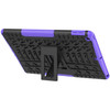 Exoskeleton Hybrid Armor Case with Kickstand for iPad 10.2 inch (9th, 8th & 7th Gen) - Purple