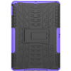 Exoskeleton Hybrid Armor Case with Kickstand for iPad 10.2 inch (9th, 8th & 7th Gen) - Purple