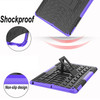 Exoskeleton Hybrid Armor Case with Kickstand for iPad 10.2 inch (9th, 8th & 7th Gen) - Purple