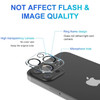3-Pack Rear Camera Lens HD Tempered Glass Protector for iPhone 13 Pro / iPhone 13 Pro Max