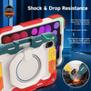Military Grade Hybrid Armor Case with 360 Degree Rotation Kickstand for iPad Mini 6 (6th Generation) - Teal / Yellow / Orange / Red