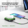 MagSafe Compatible 5000mAh Magnetic Wireless Power Bank for iPhone 12 / 13 / 14 / 15 / 16 Series - Black