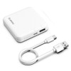 MagSafe Compatible 5000mAh Magnetic Wireless Power Bank for iPhone 12 / 13 / 14 / 15 / 16 Series - White