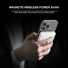 MagSafe Compatible 5000mAh Magnetic Wireless Power Bank for iPhone 12 / 13 / 14 / 15 / 16 Series - White