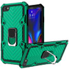 Military-Style Hybrid Armor Case with Ring Holder for iPhone SE (3rd gen & 2nd gen) and iPhone 8/7 - Midnight Green