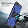 Robust Series Dual Layer Hybrid Case with Ring Holder for iPhone SE (3rd gen & 2nd gen) and iPhone 8/7 - Navy Blue