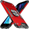 Robust Series Dual Layer Hybrid Case with Ring Holder for iPhone SE (3rd gen & 2nd gen) and iPhone 8/7 - Red