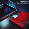 Robust Series Dual Layer Hybrid Case with Ring Holder for iPhone SE (3rd gen & 2nd gen) and iPhone 8/7 - Red