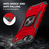 Robust Series Dual Layer Hybrid Case with Ring Holder for iPhone SE (3rd gen & 2nd gen) and iPhone 8/7 - Red