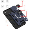 Elite Series Hybrid Case with Ring Holder and Camera Lens Cover for iPhone SE (3rd gen & 2nd gen) and iPhone 8/7 - Navy Blue