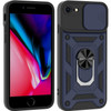 Elite Series Hybrid Case with Ring Holder and Camera Lens Cover for iPhone SE (3rd gen & 2nd gen) and iPhone 8/7 - Navy Blue