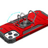 Robust Series Dual Layer Hybrid Case with Ring Holder for iPhone 11 - Red