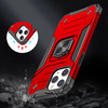 Robust Series Dual Layer Hybrid Case with Ring Holder for iPhone 11 - Red