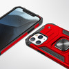 Robust Series Dual Layer Hybrid Case with Ring Holder for iPhone 11 - Red