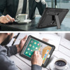 Shockproof Rugged Hybrid Armor Case with Kickstand for iPad 9.7-inch (5th & 6th Generation) - Black