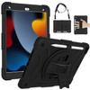 Military Grade 3-IN-1 Shockproof Hybrid Case with Hand Strap for iPad 10.2 inch (9th, 8th & 7th Gen)