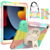 Military Grade 3-IN-1 Shockproof Hybrid Case with Hand Strap for iPad 10.2 inch (9th, 8th & 7th Gen)