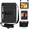 Military Grade 3-IN-1 Hybrid Armor Case with Hand Strap for iPad 9.7 inch (5th & 6th Generation)