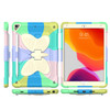 Butterfly Series Military Grade Shockproof Hybrid Case with Adjustable Wings for iPad 10.2 inch (9th, 8th & 7th Gen) - Rainbow