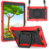 Military Grade Hybrid Armor Case with 360 Degree Rotation Kickstand for iPad 10.2 inch (9th, 8th & 7th Gen) - Red