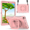Military Grade Hybrid Armor Case with 360 Degree Rotation Kickstand for iPad 10.2 inch (9th, 8th & 7th Gen) - Pink