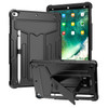 Military Grade Drop Proof Rugged Hybrid Armor Case with Kickstand for iPad 10.2 inch (9th, 8th & 7th Gen) - Black