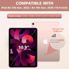 Butterfly Series Military Grade Shockproof Hybrid Case with Adjustable Wings for iPad Air (5th and 4th Generation) - Green