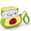Novelty Silicone Protective Case for Apple AirPods (3rd Generation) - Avocado