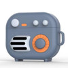 Novelty Silicone Protective Case for Apple AirPods (3rd Generation) - Retro Radio Blue