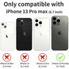 MagSafe Compatible Transparent Protective Bumper Case for iPhone 13 Pro Max - Blue