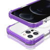 MagSafe Compatible Transparent Protective Bumper Case for iPhone 13 Pro Max - Purple