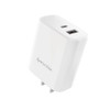 20W USB-C PD Power Delivery + 18W Qualcomm Quick Charge 3.0 Super Fast Wall Charger - White