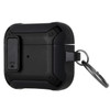 Secure Lock Clip Design Hybrid Case for AirPods Pro - Black
