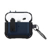 Secure Lock Clip Design Hybrid Case for AirPods Pro - Navy Blue