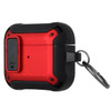 Secure Lock Clip Design Hybrid Case for AirPods (3rd Generation) - Red