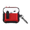 Secure Lock Clip Design Hybrid Case for AirPods (3rd Generation) - Red