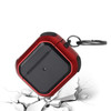 Rugged Shockproof Hybrid Case for AirPods Pro - Black Red