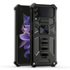 Military Grade Tough Ultra Rugged Hybrid Case for Samsung Galaxy Z Flip 4 - Black