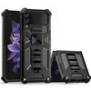Military Grade Tough Ultra Rugged Hybrid Case for Samsung Galaxy Z Flip 4 - Black