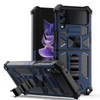 Military Grade Tough Ultra Rugged Hybrid Case for Samsung Galaxy Z Flip 4 - Navy Blue