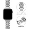 Luxury Stainless Steel Diamond Link Watch Band for Apple Watch 41mm / 40mm / 38mm - Silver