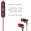 iDARS MFi Apple Certified Noise Isolation Earphones with Lightning Connector - Red