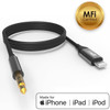 iDARS MFi Apple Certified 3.5mm Audio Cable With Lightning Connector - Black