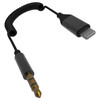 iDARS MFi Apple Certified 3.5mm Audio Coiled Cable With Lightning Connector - Black