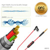 iDARS MFi Apple Certified 3.5mm Audio Cable With Lightning Connector and Remote Controls - Red