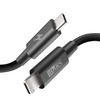 iDARS MFi Apple Certified PD Fast Charge USB-C to Lightning Braided Cable (6 ft) - Black
