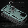 Military Grade Finger Loop Case with 360° Rotating Ring Grip Kickstand for iPhone 14 - Green